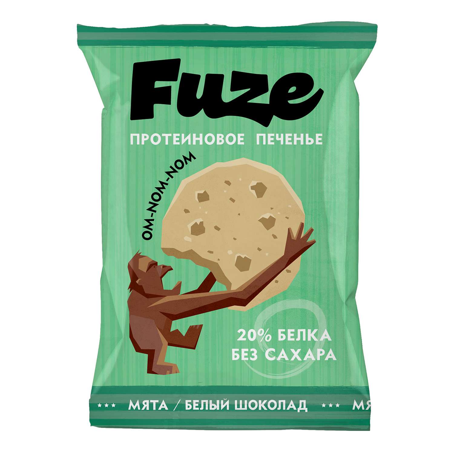 Печенье FUZE мята-белый шоколад 40г - фото 1