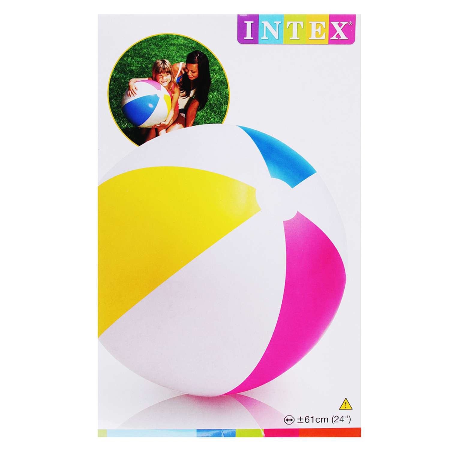 Надувной мяч INTEX пляжный 61 см - фото 3