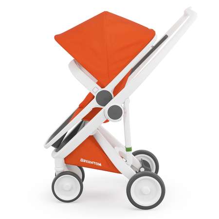 Коляска прогулочная Greentom Reversible White-Orange A+B+D