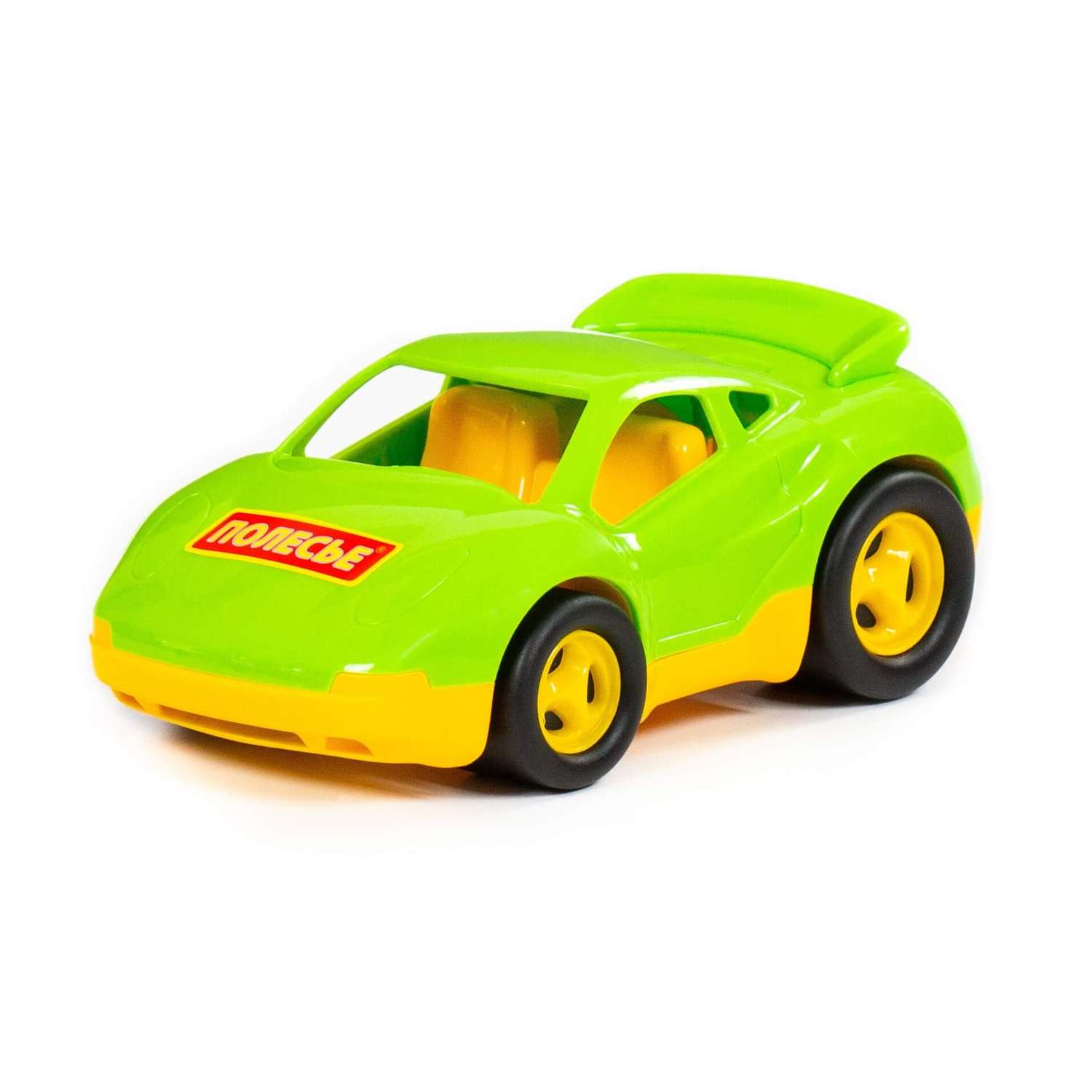 Машинка для малышей Полесье гоночная Вираж зеленая - фото 6