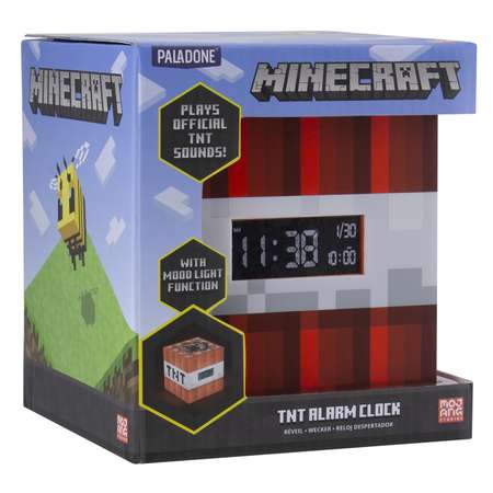 Будильник PALADONE Minecraft TNT Alarm Clock PP8007MCF