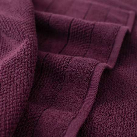 Полотенце Verossa Milano цвет Темно-бордовый 70х140 см