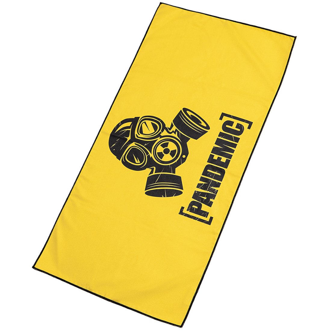 Полотенце из микрофибры Mad Wave Microfiber towel Pandemic M0761 05 1 06W желтое 40х80 см - фото 2