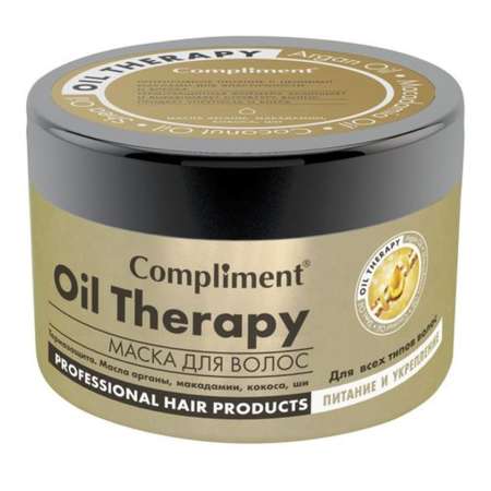 Маска Compliment для волос Oil Therapy с маслом арганы 500мл