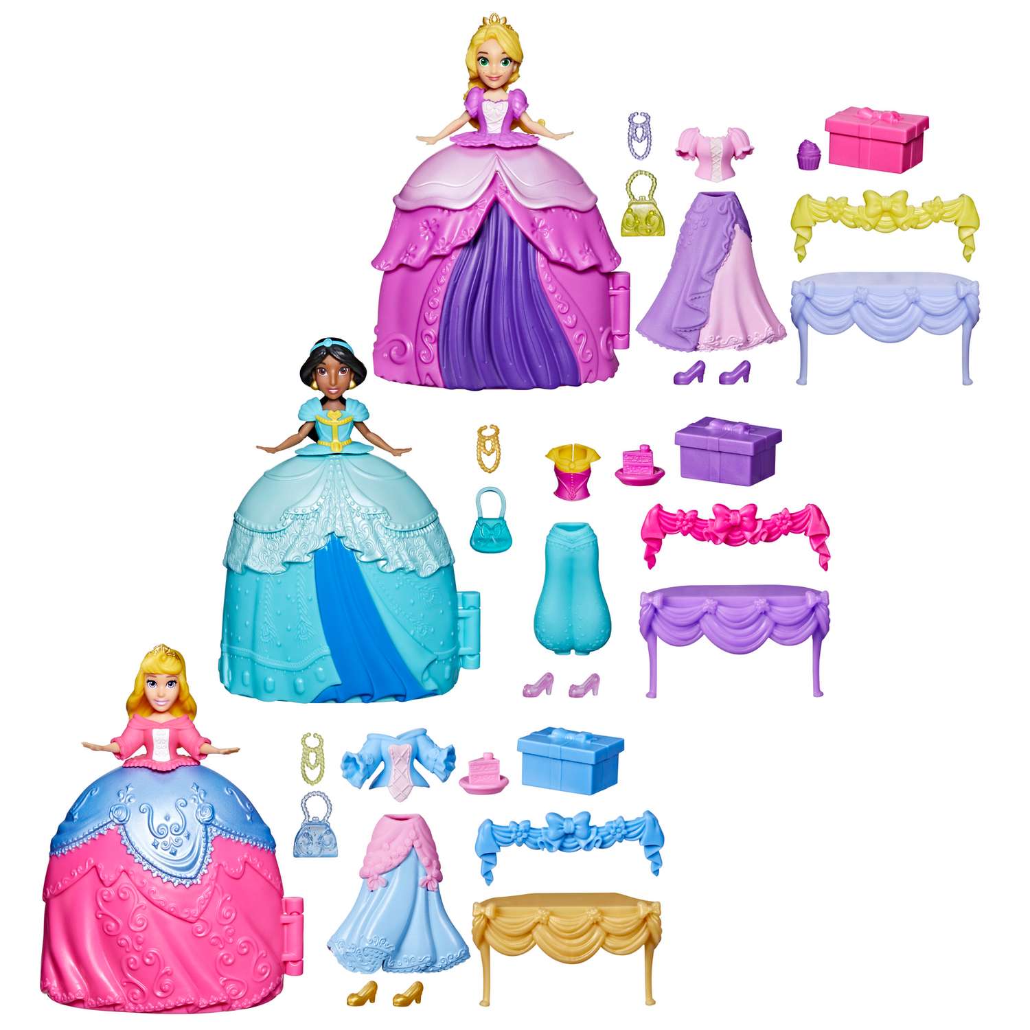 Набор игровой Disney Princess Hasbro Модный сюрприз Рапунцель F34685L1 F03785L0 - фото 5