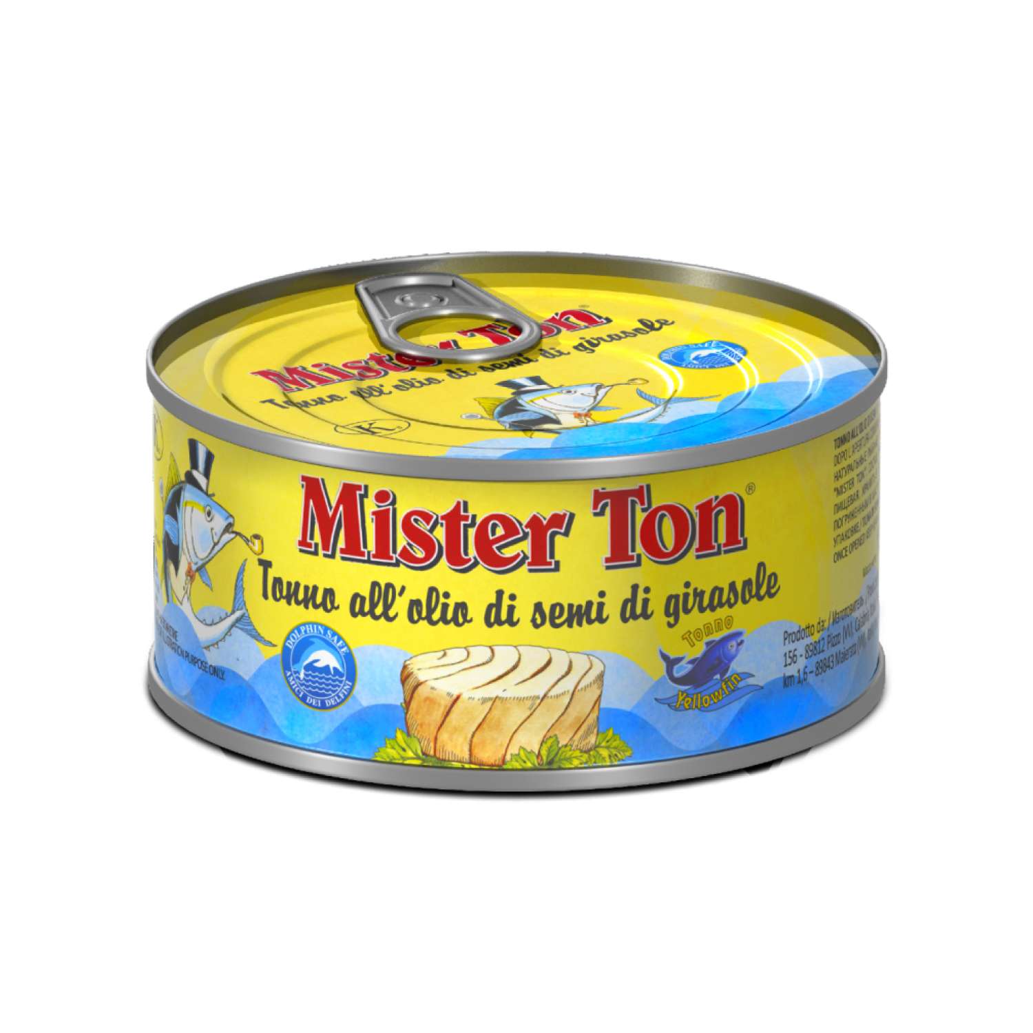 Тунец Mister Ton филе Yellowfin ломтики в масле - фото 1