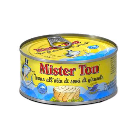 Тунец Mister Ton филе Yellowfin ломтики в масле