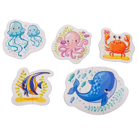 Набор пазлов Дрофа-Медиа Baby puzzle Морские животные 3997