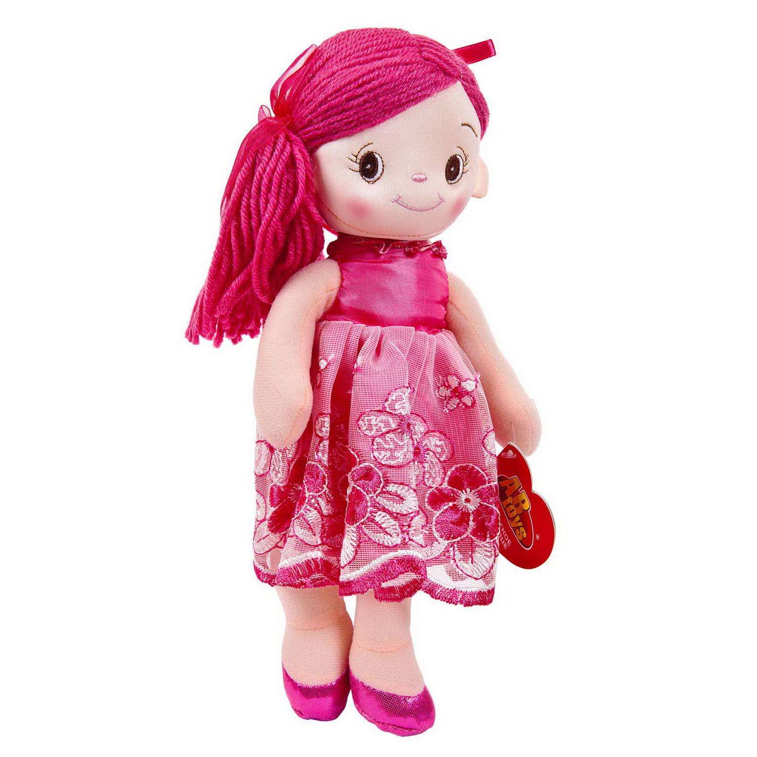 Кукла ABTOYS Мягкое сердце мягконабивная балерина 30 см цвет розовый M6000 - фото 1