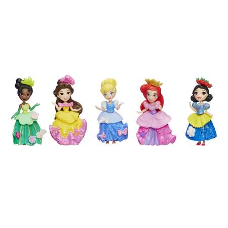 Набор Princess из 5-ти маленьких кукол Принцесс