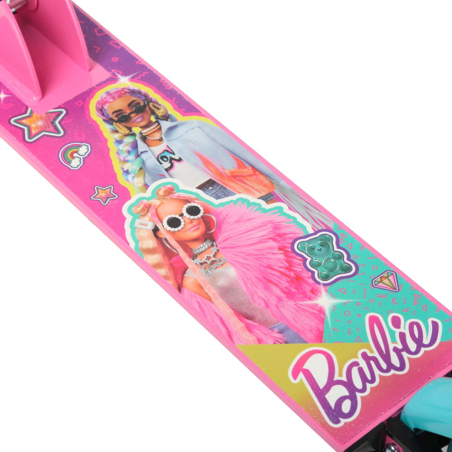 Самокат двухколесный Kreiss Barbie - фото 7