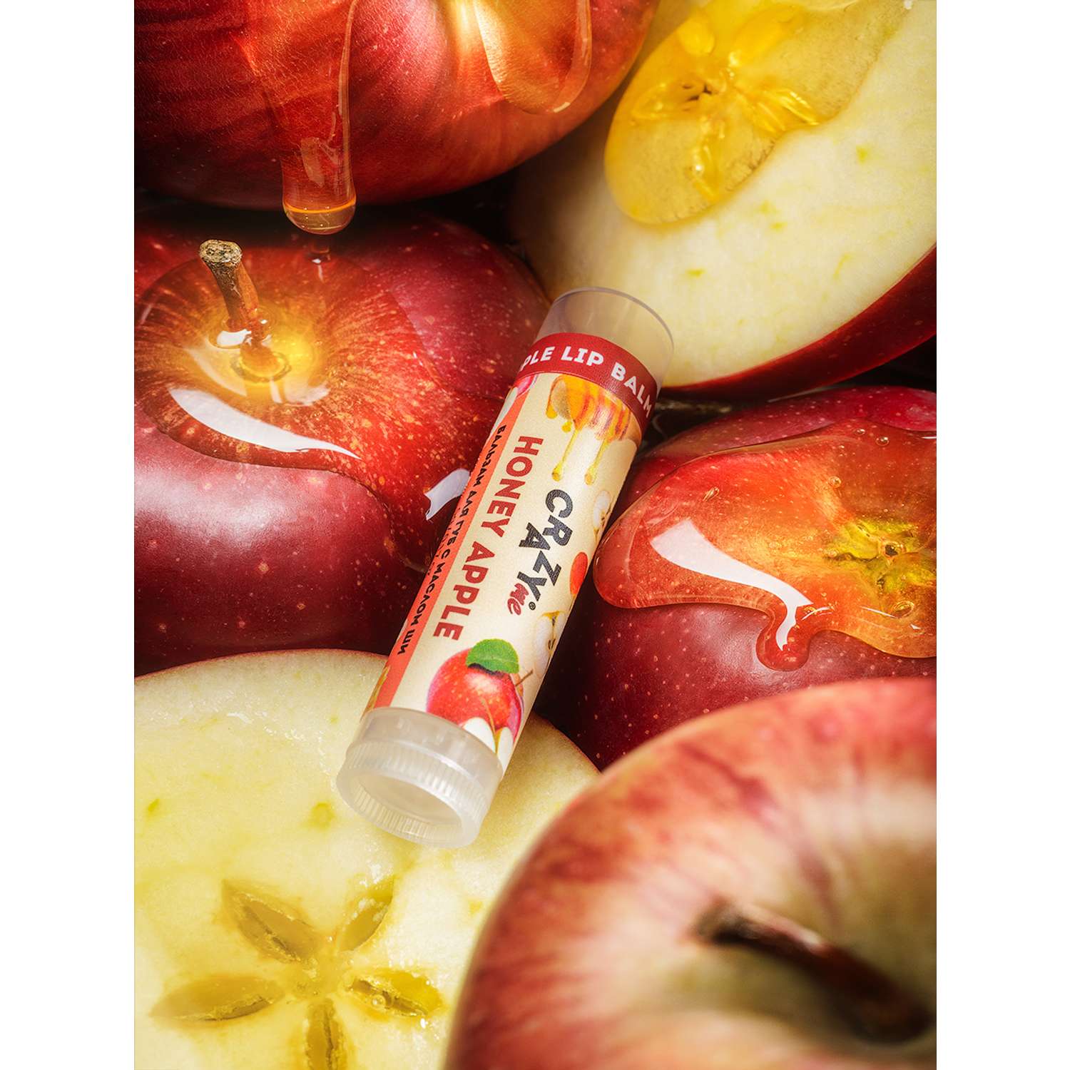 Бальзам для губ CRAZYme Honey Apple Lip Balm - фото 4