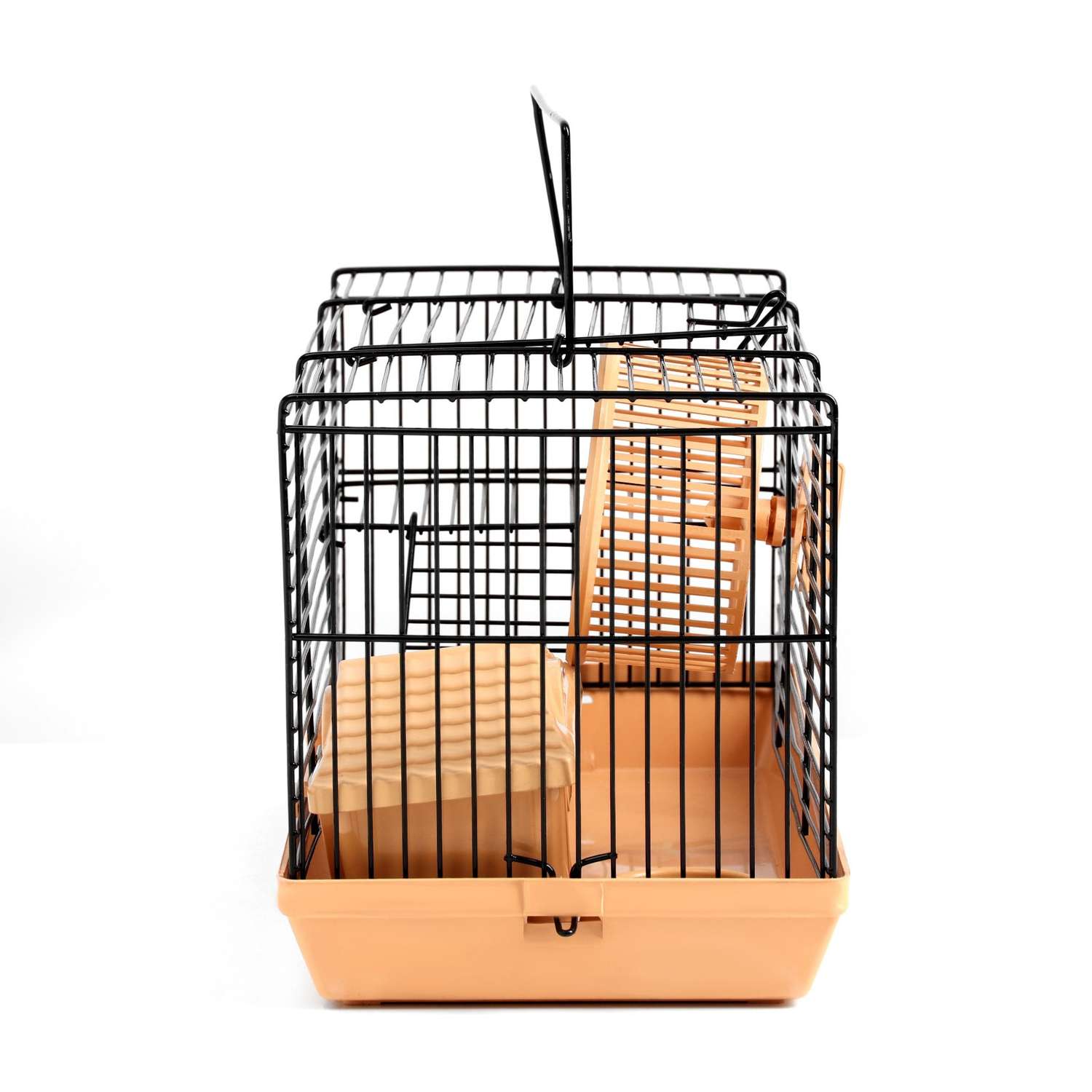 Клетка-мини Пижон для грызунов укомплектованная 27 х 15 х 16 см бежевая - фото 2
