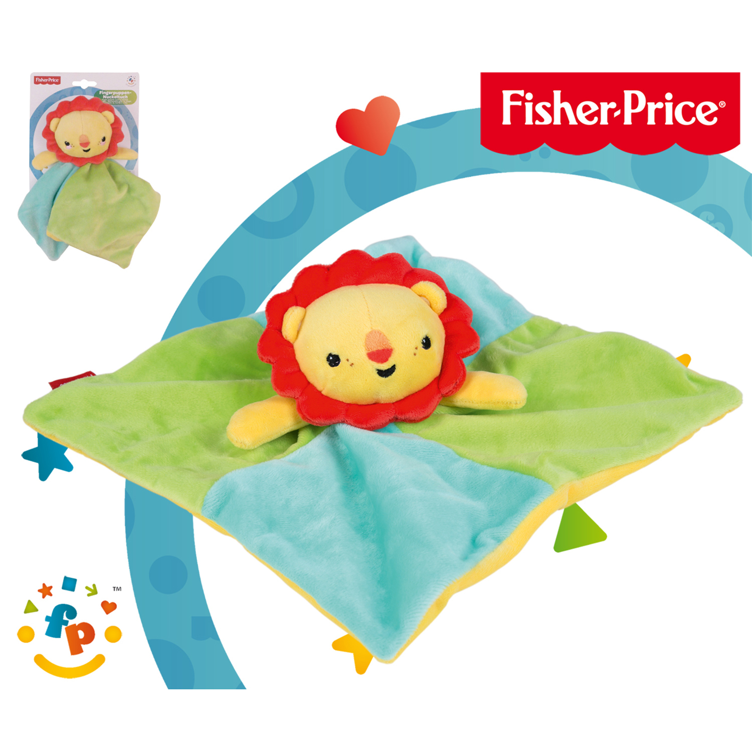 Игрушка-салфетка Fisher Price Лев 40913 - фото 3