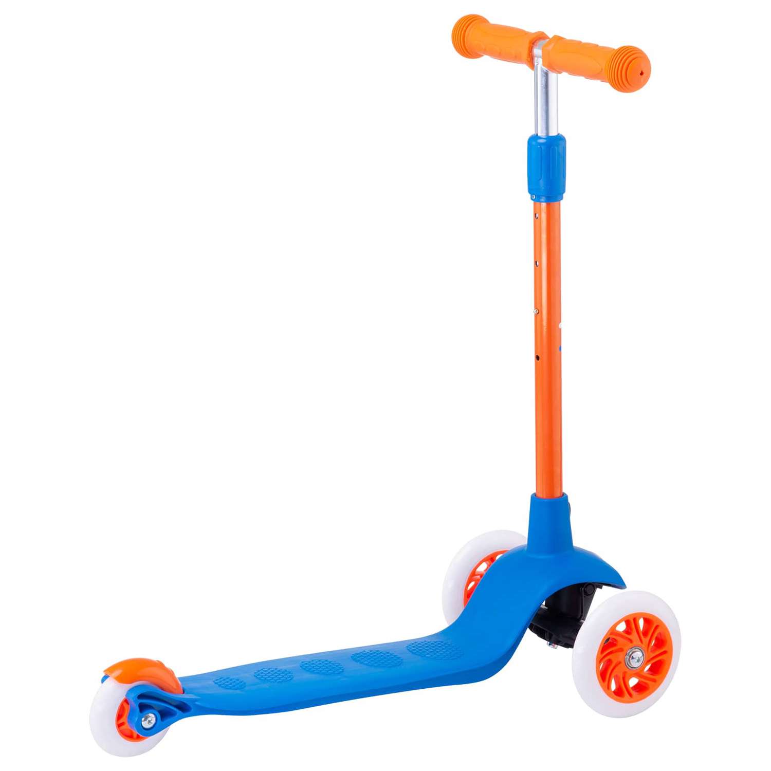 Самокат RIDEX трехколесный 3 wheels scooter Hero 120/80 blue/orange - фото 2
