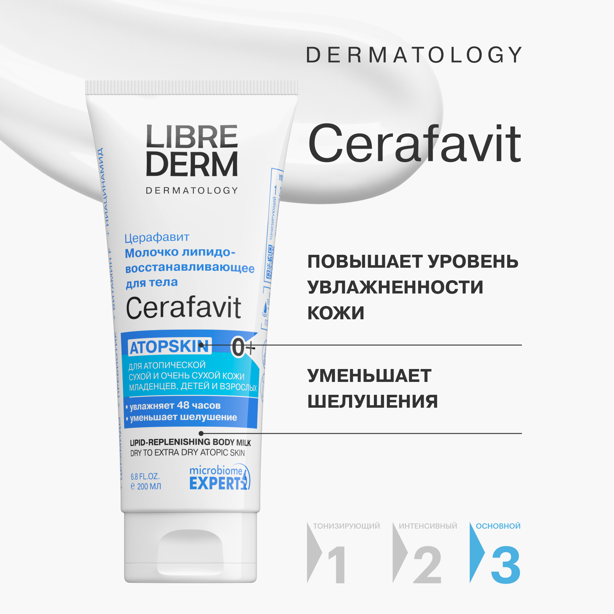 Молочко Librederm Cerafavit для сухой и очень сухой кожи - фото 2