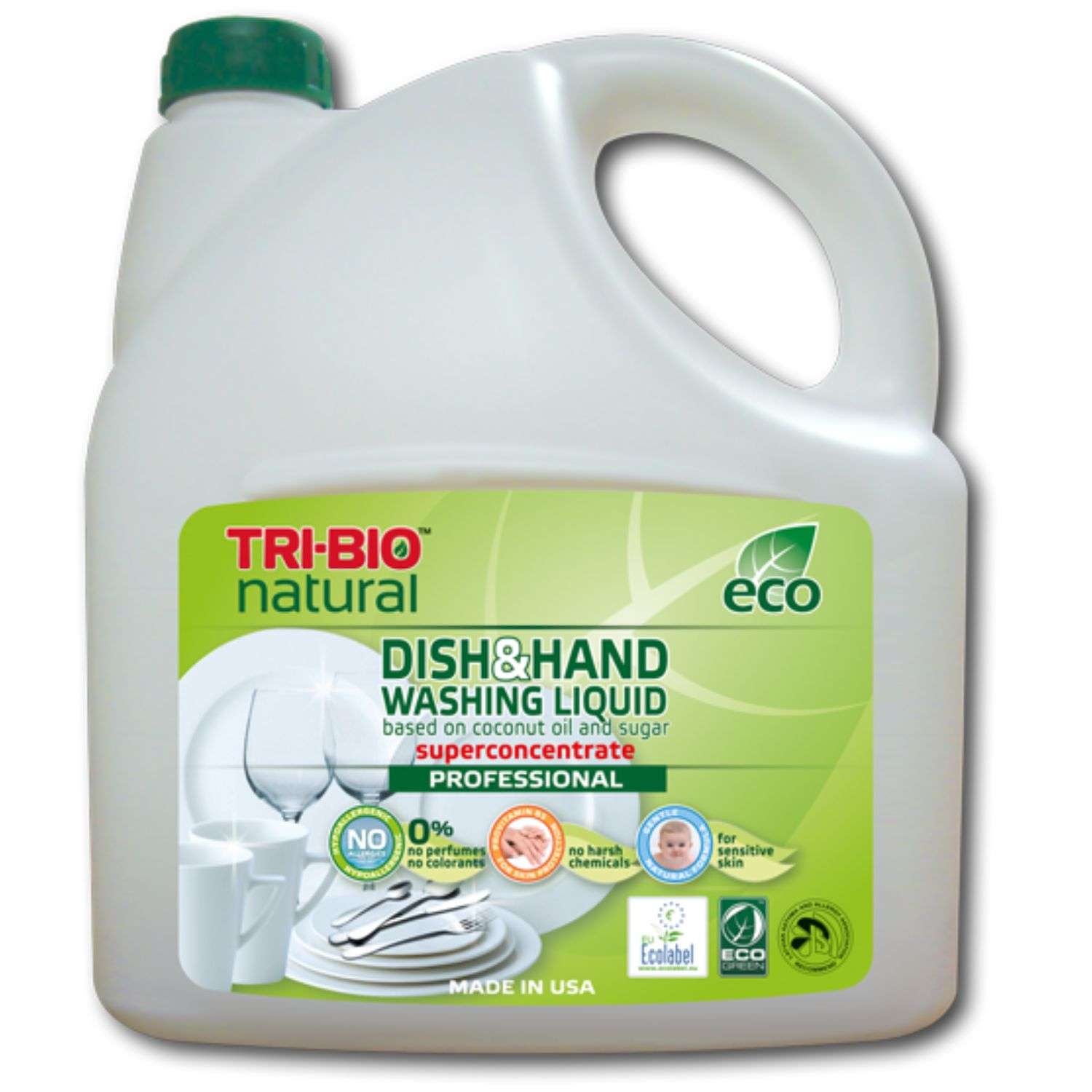 Жидкость для мытья посуды TRI-BIO натуральная 2.84 л - фото 1
