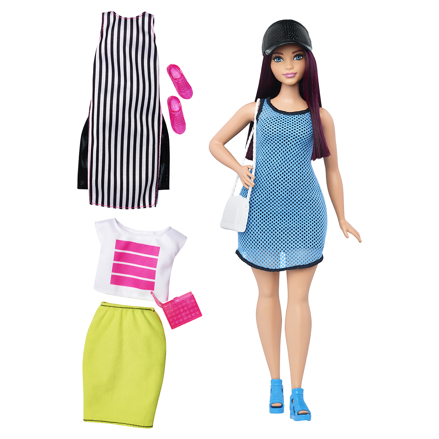Кукла Barbie в коротком платье DTF01 DTD96 - фото 1