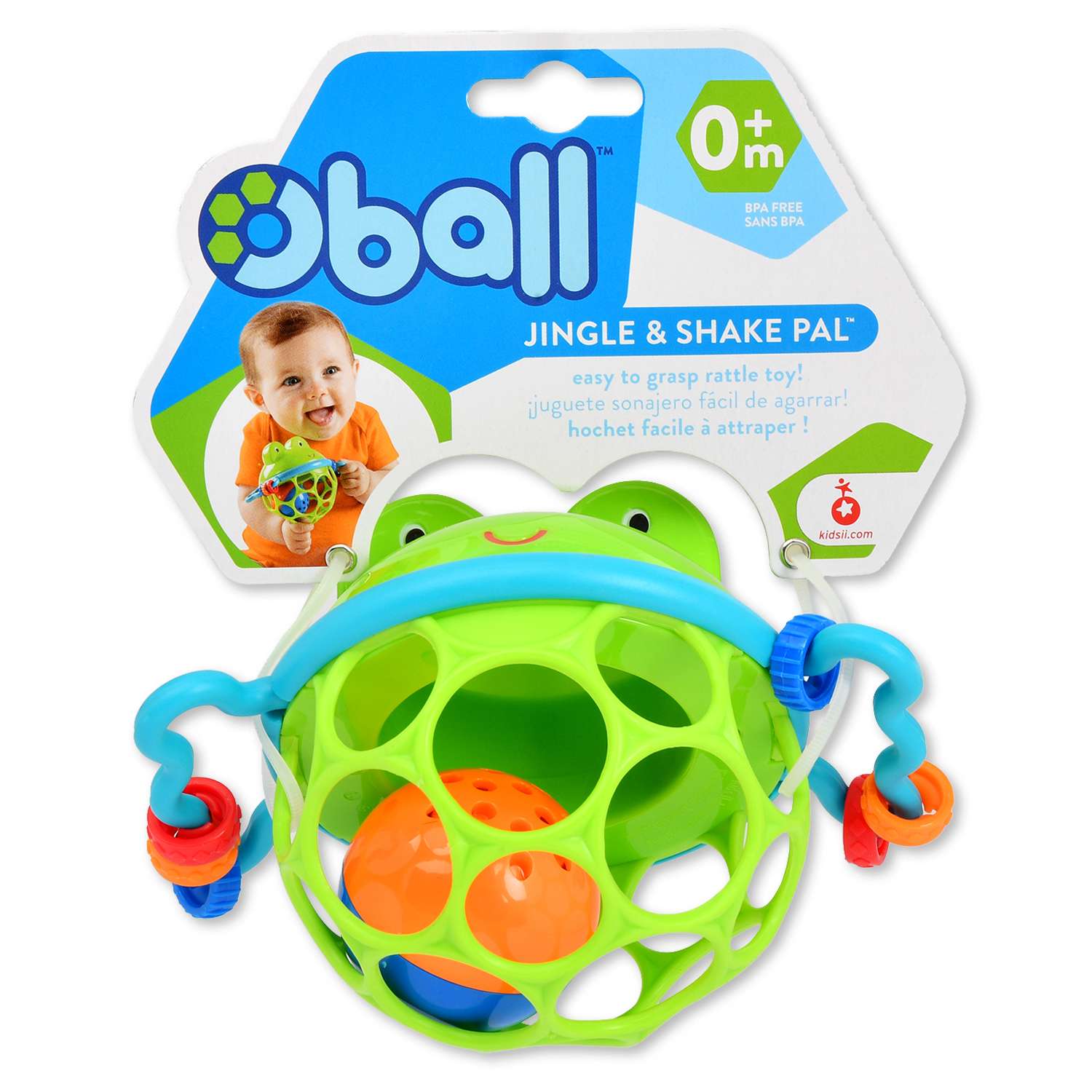 Развивающая игрушка-мяч Oball Лягушонок - фото 2