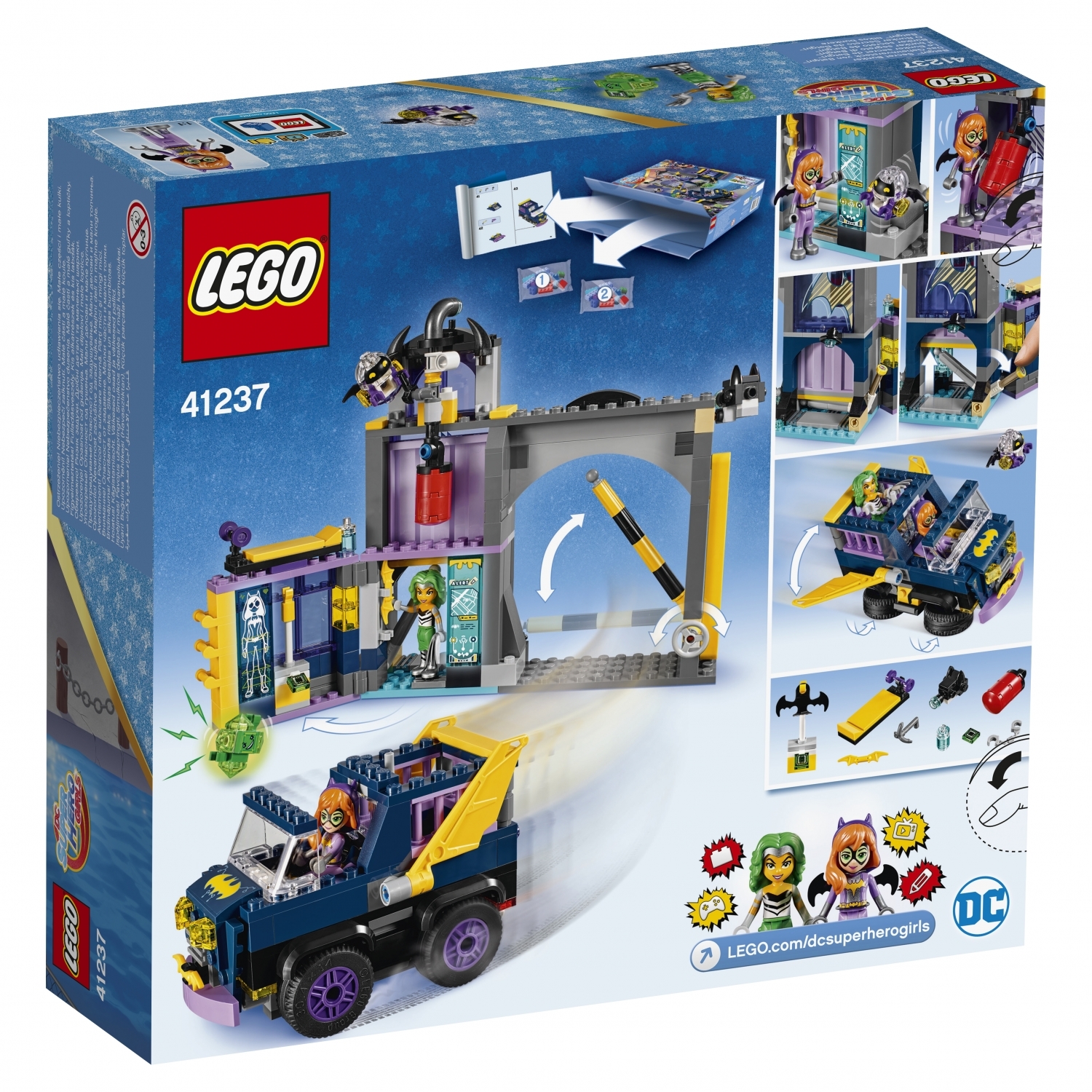 Конструктор LEGO DC Super Hero Girls Секретный бункер Бэтгёрл (41237)  купить по цене 3699 ₽ в интернет-магазине Детский мир