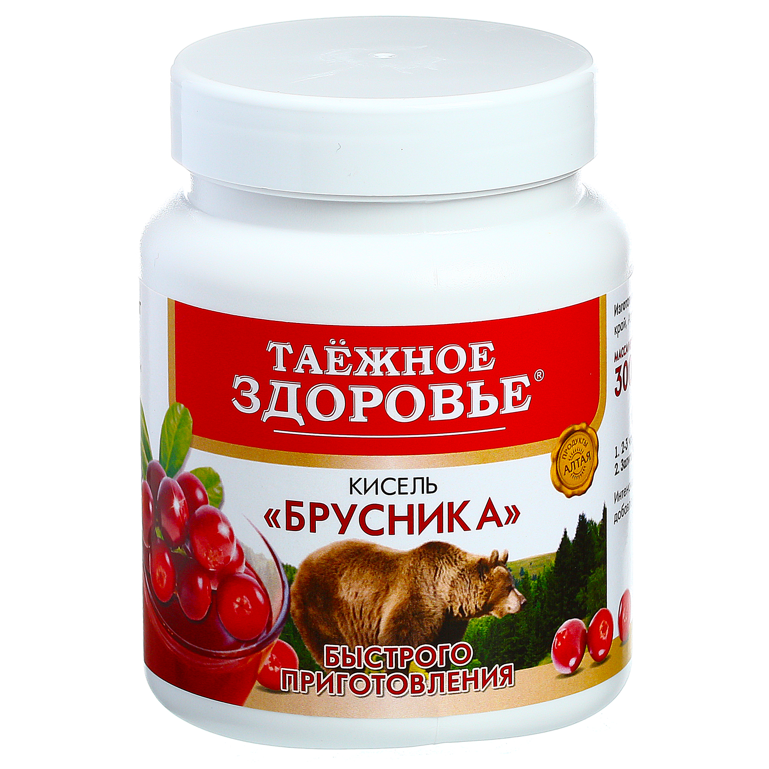 Кисель быстрого приготовления Вистерра брусника 300г - фото 1