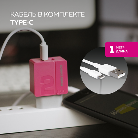 Сетевое зарядное устройство More Choice NC46a