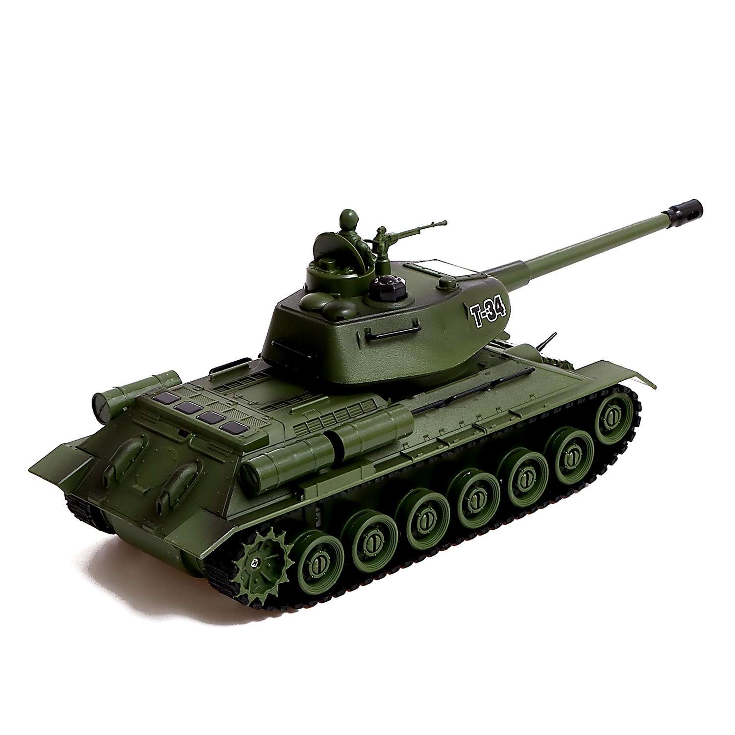 Танковый Автоград бой Т34 vs Tiger на радиоуправлении 2 танка свет и звук - фото 10
