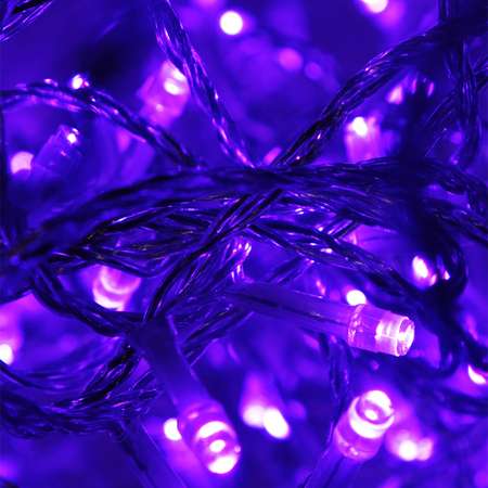 Гирлянда SH Lights Нить 120 фиолетовых LED 12м LD120-V-E