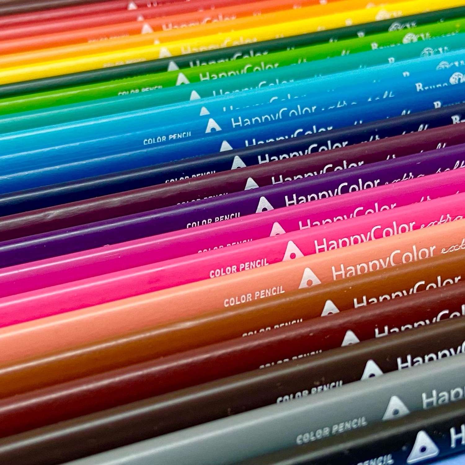 Карандаши цветные Bruno Visconti HappyColor 36 цветов в металлической тубе - фото 12