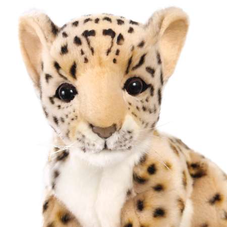 Реалистичная мягкая игрушка Hansa Детеныш леопарда 18 см
