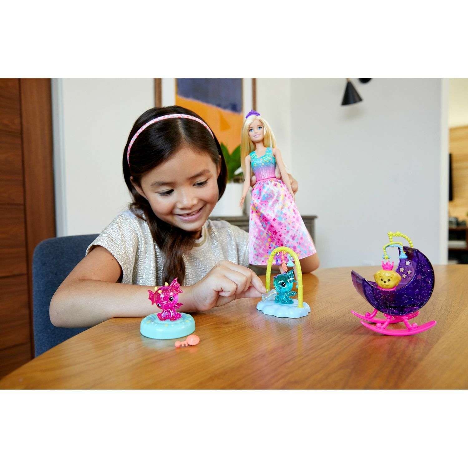 Набор игровой Barbie Заботливая принцесса Детский сад для драконов GJK51 GJK49 - фото 10