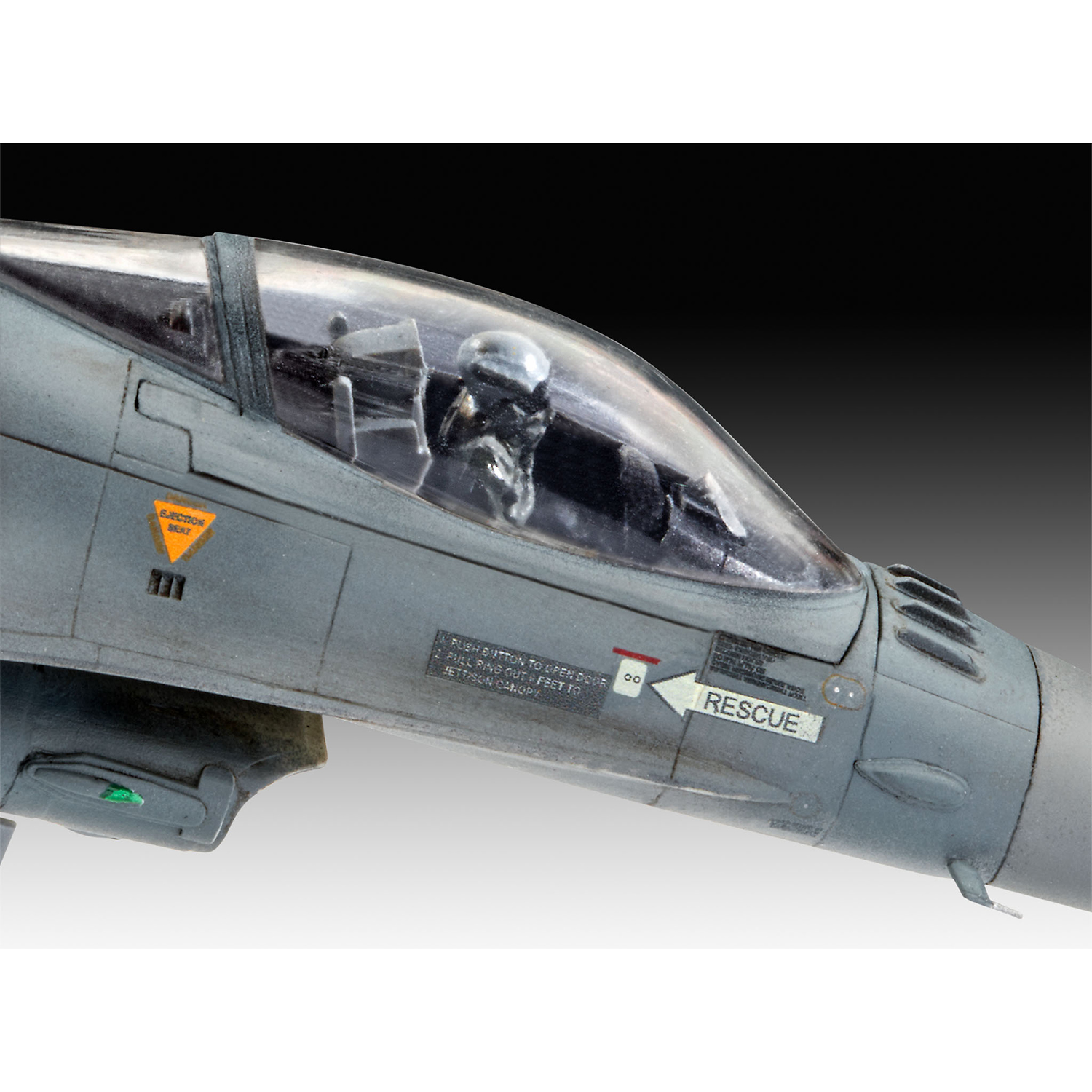 Сборная модель Revell Многофункциональный истребитель F-16 Mlu 31 Sqn. «Клейне-Брогель» 03860 - фото 4