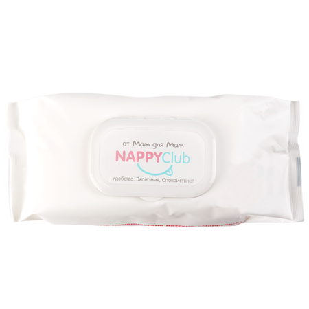 Детские влажные салфетки NappyClub гигиенические одноразовые 3 упаковки по 80 шт.