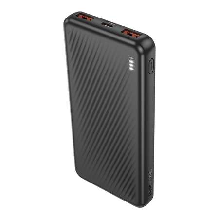 Внешний АКБ Borofone BJ56 Graceful 10000mAh 2хUSB 1xUSB-C 2A QC 3.0 PD20W Li-Pol черный