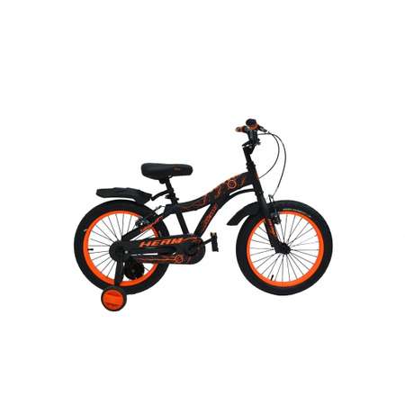 Велосипед детский Heam 18 FATBOY Матовый Чёрный/Оранжевый