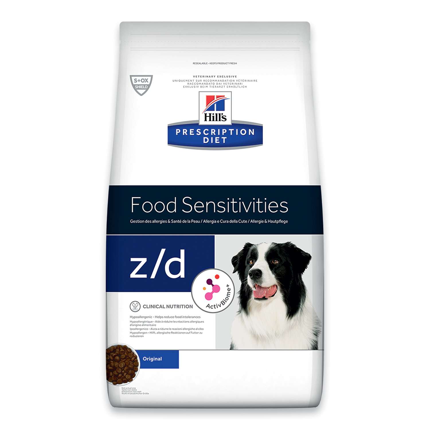 Корм для собак HILLS 3кг Prescription Diet z/d Food Sensitivities диетический при аллергии и заболеваниях кожи - фото 1