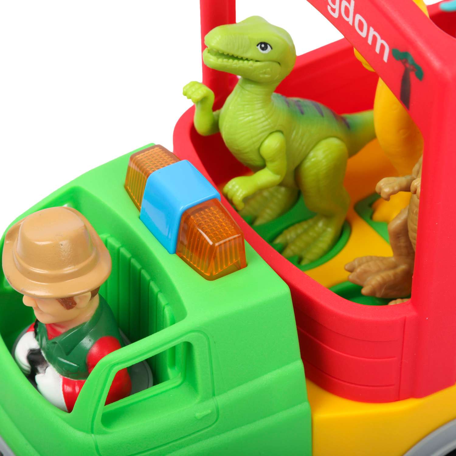 Машинка Kiddieland Грузовик +водитель +5 динозавров 060384 - фото 6