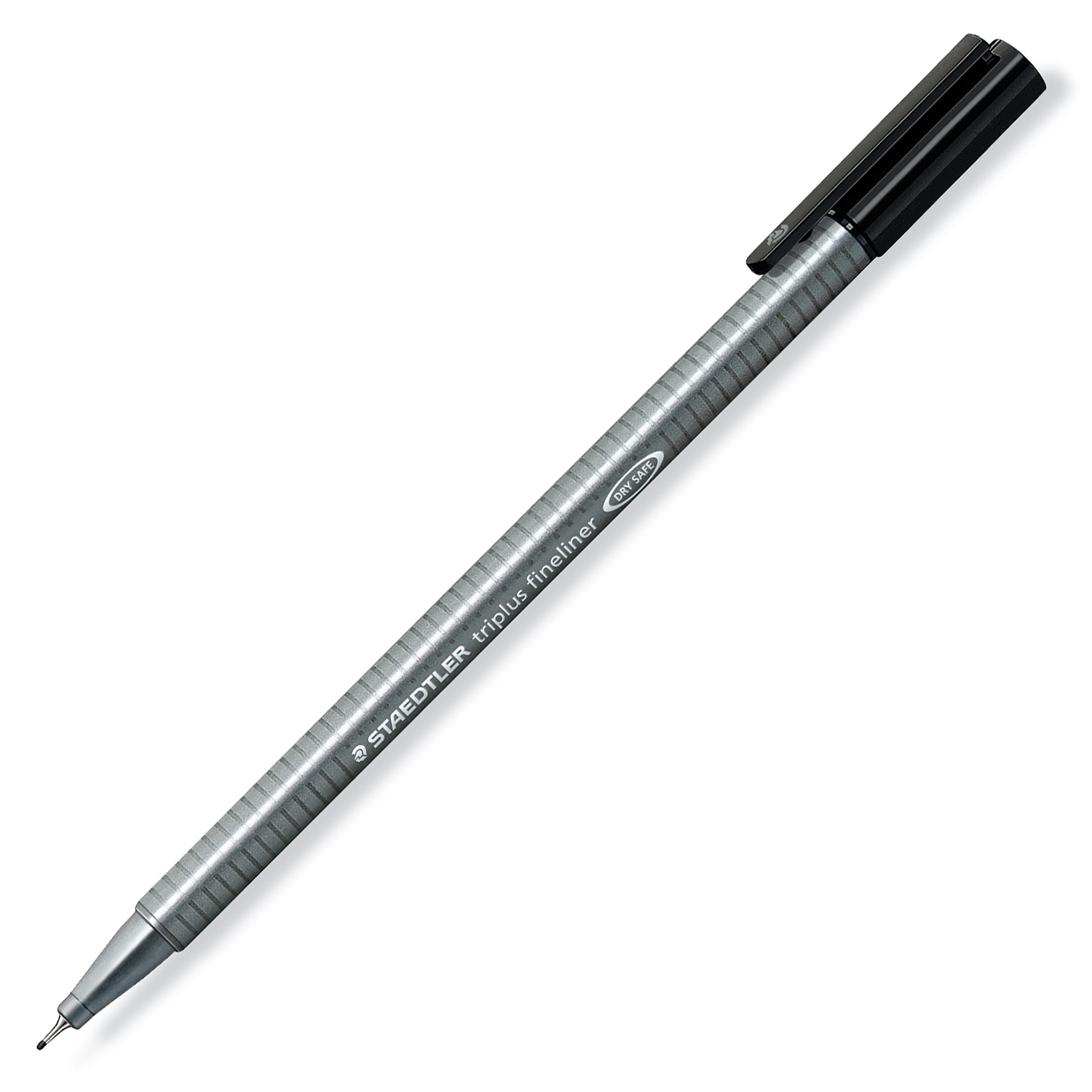 Ручка капиллярная Staedtler Triplus трехгранная Черная - фото 1