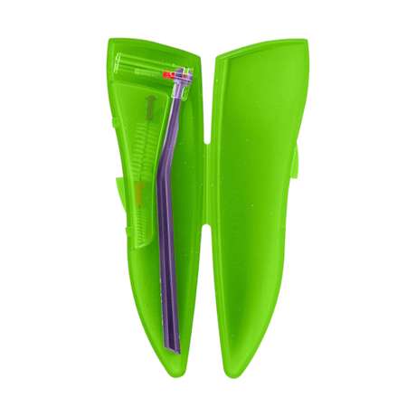 Набор для полости рта Curaprox ортодонтический для гигиенического ухода с держателем UHS 470 зеленый