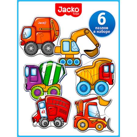 Развивающие пазлы для детей JackoToys Техника 00-602