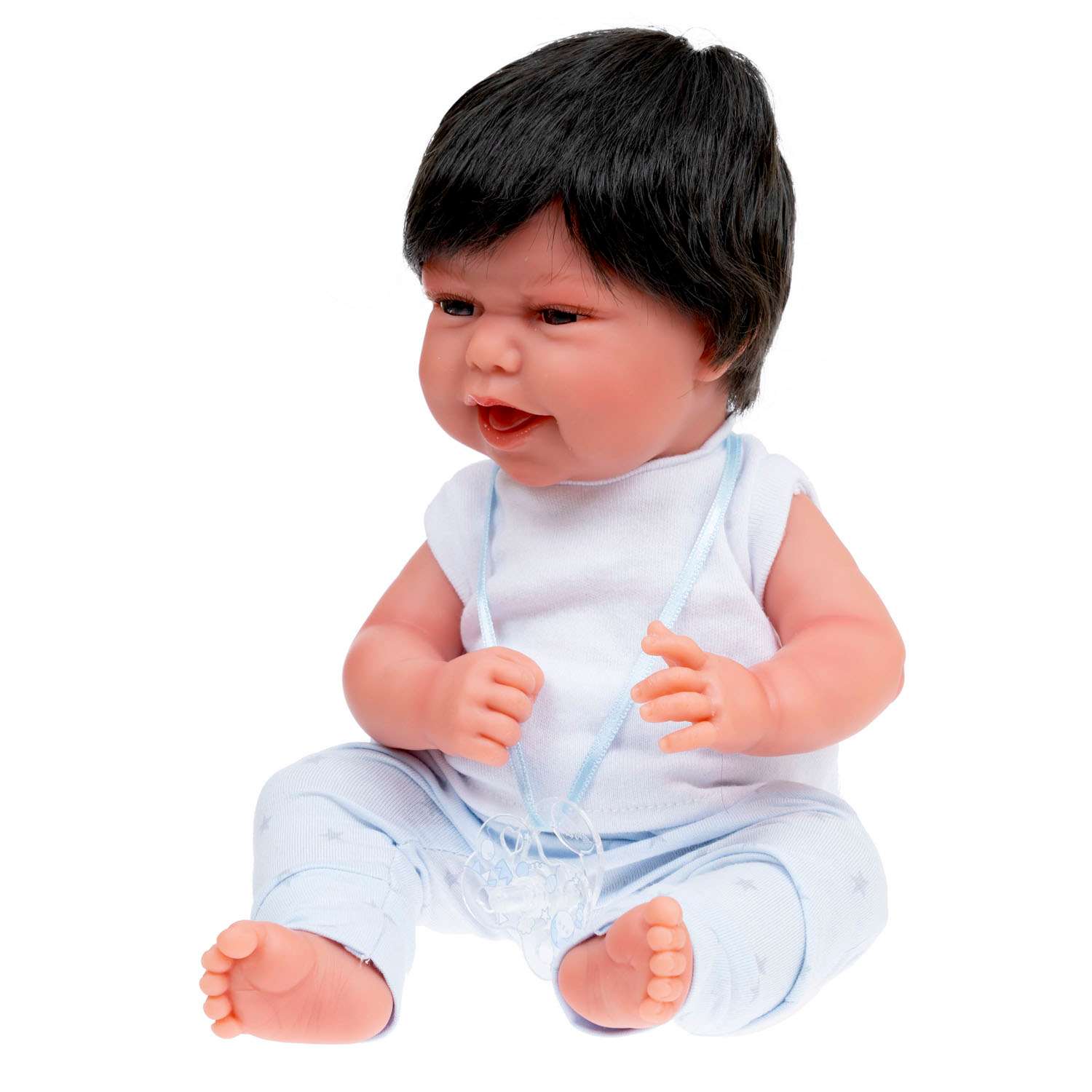 Кукла-пупс Antonio Juan Реборн Рамон в голубом 33 см виниловая 6033 - фото 3