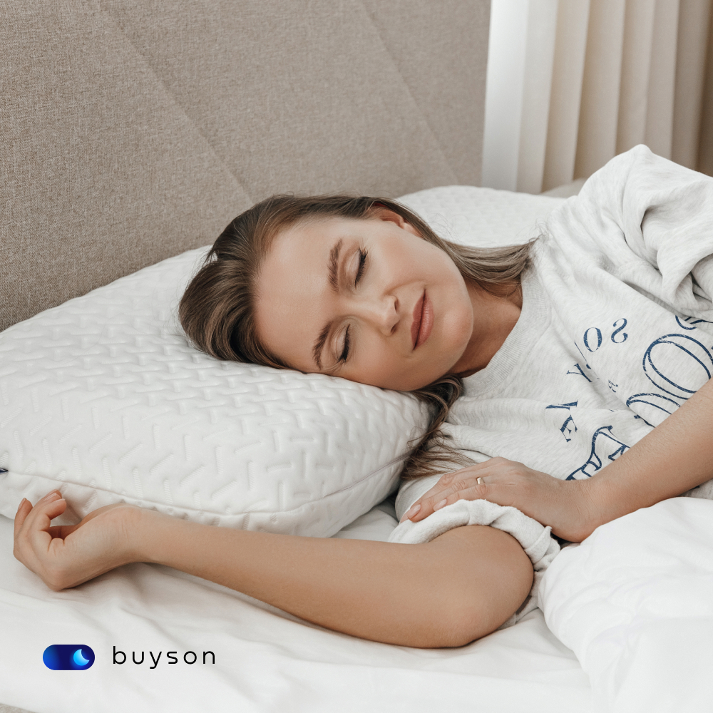 Пенная ортопедическая подушка buyson BuyRest L 40х60 см высота 13 см - фото 7