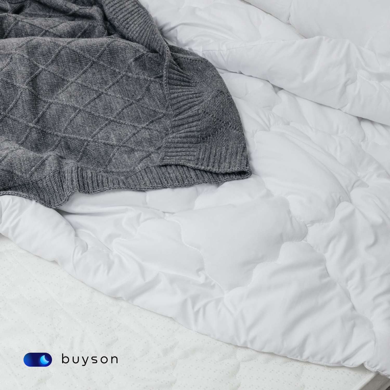 Одеяло buyson BuyFirst 205х140 см 1.5-х спальное всесезонное с наполнителем полиэфир - фото 7