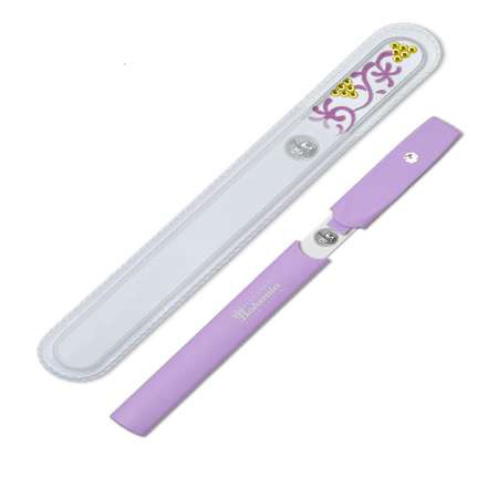 Пилки для ногтей BOHEMIA Czech Glass Nail Files набор 2 шт сиреневый