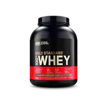 Протеин Optimum Nutrition Gold Standard 100% Whey 2270 гр Экстремально молочный шоколад