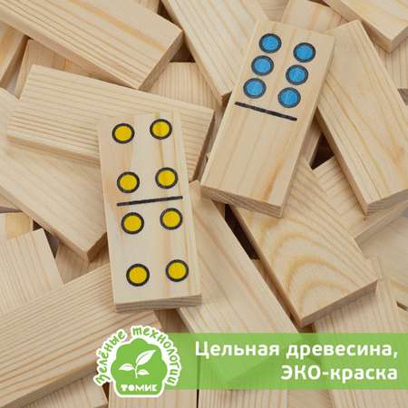 Настольная игра Томик Домино Точки 28 деталей