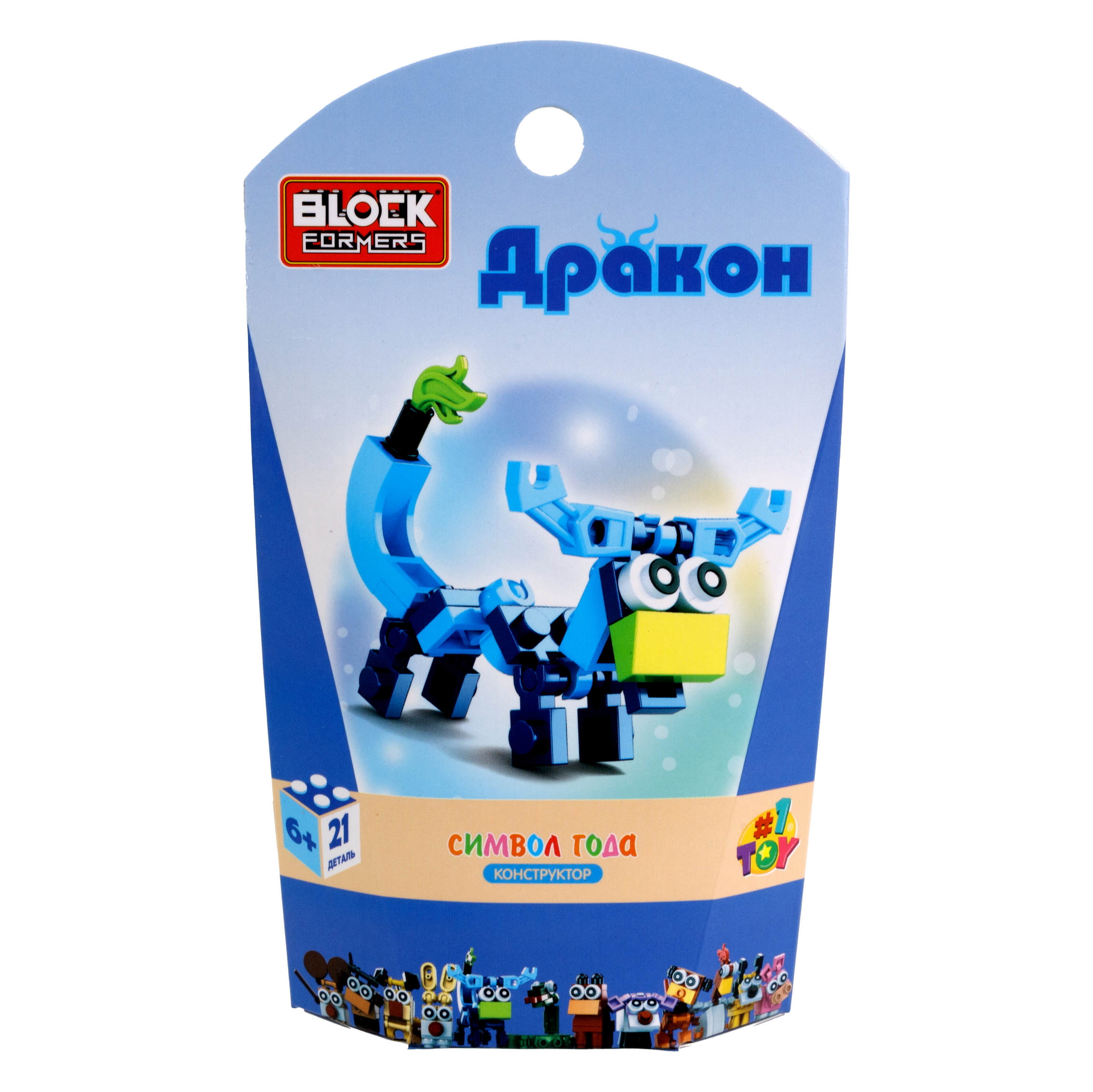 Конструктор 1TOY Blockformers Символ года 12 штук - фото 49