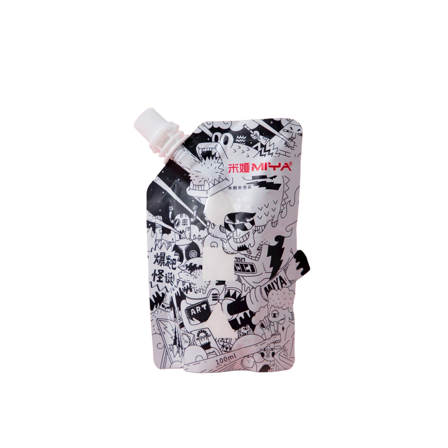 Гуашевая краска HIMI MIYA в пакете Weird 100мл Titanium White - фото 1