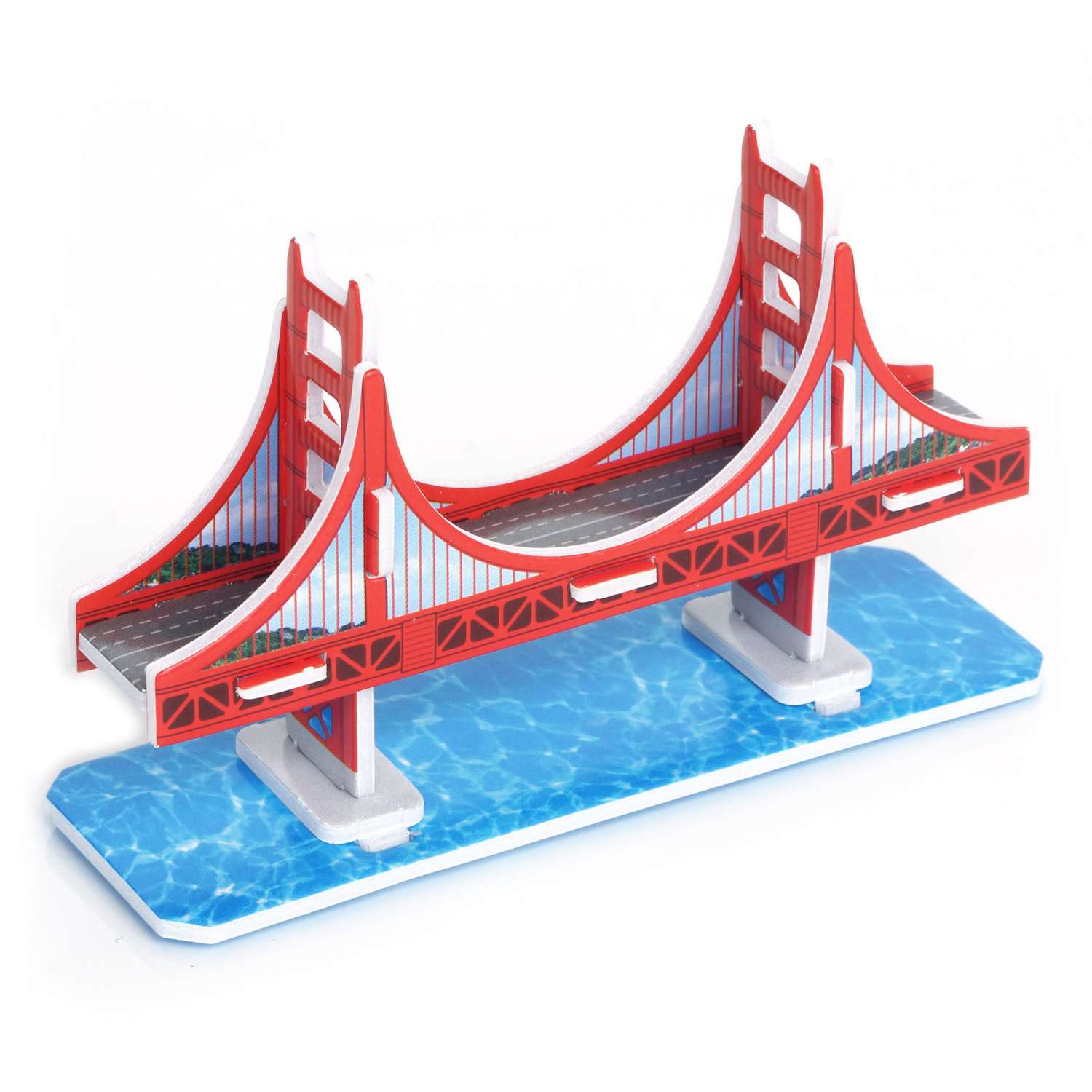 Пазл IQ 3D PUZZLE Мост Золотые Ворота 10элементов IQMA014 - фото 2