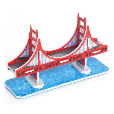 Пазл IQ 3D PUZZLE Мост Золотые Ворота 10элементов IQMA014